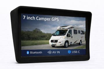 7' Caravan, Mobilhome GPS Navigatie Europa Kaarten.BLUETOOTH