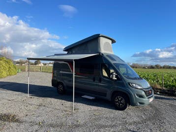 Camper te huur met pop-up 4 personen