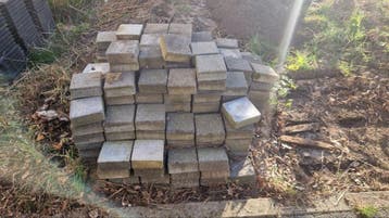 gratis klinkers 15x15 cm