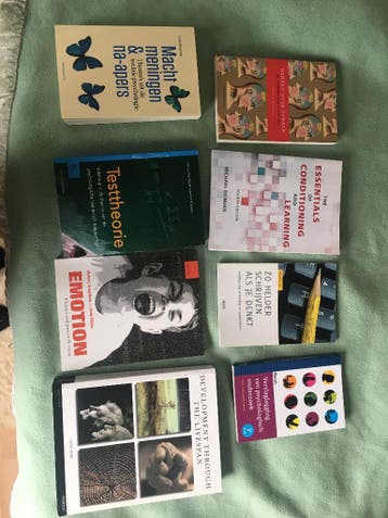 Studieboeken psychologie KU Leuven