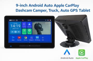 9” Android Dashcam GPS Tablet – Camper & Auto Navigatie- TMC