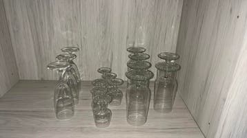 Diverse glazen - gratis