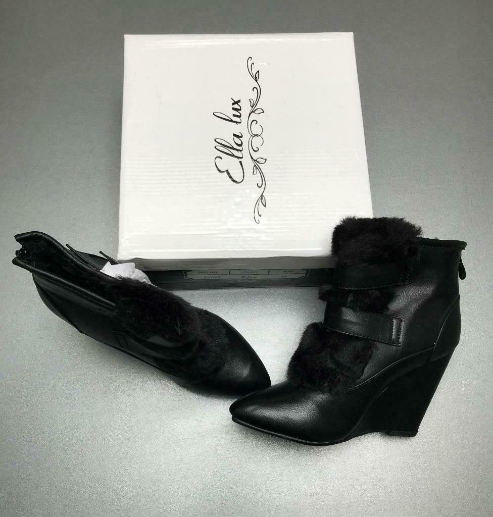 Nieuwe zwarte Ella lux enkellaarsjes! - Maat 39, Zwart, Lage of Enkellaarzen, Nieuw, Ophalen of Verzenden