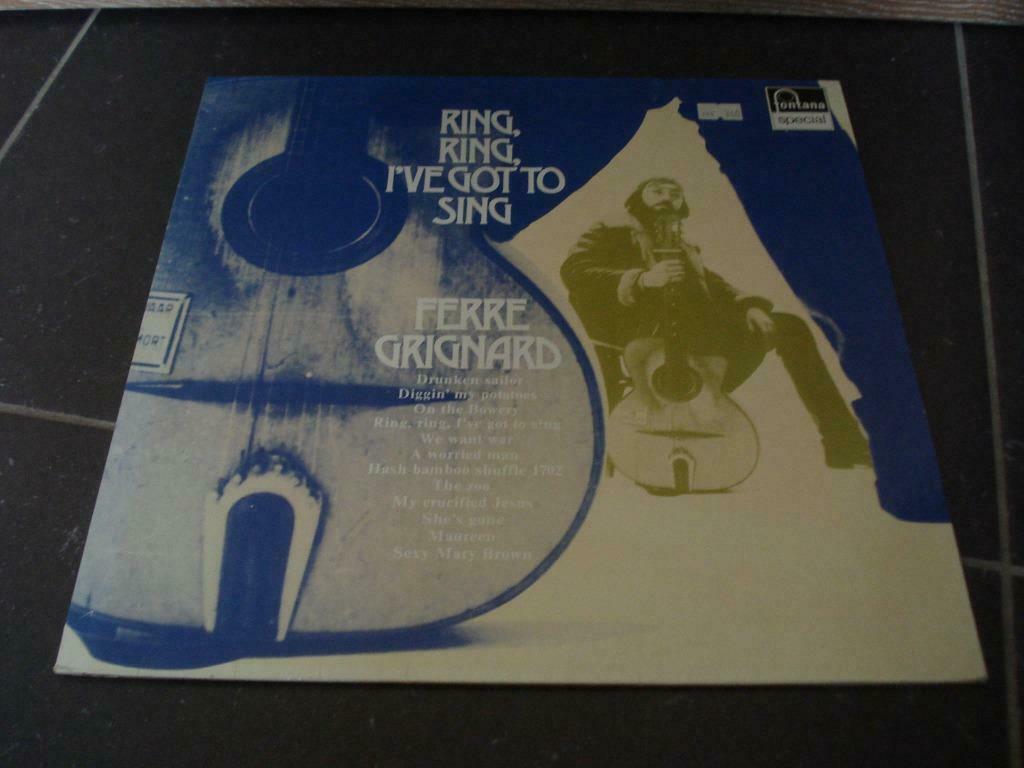 FERRE GRIGNARD - Ring, ring, I've got to sing, Ophalen of Verzenden, Zo goed als nieuw