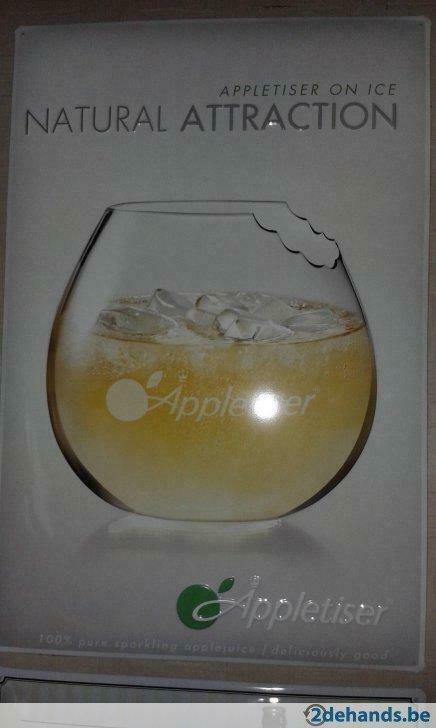 Enseigne publicitaire en métal Appeltiser, Collections, Enlèvement, Neuf