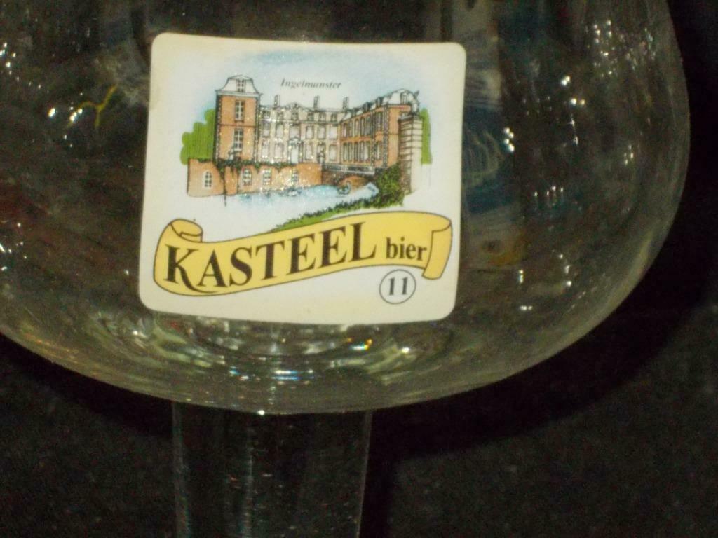 Bierglazen.Kasteel Bier.Zulte.Keizer Karel.Deugniet.D 128, Verzamelen, Biermerken, Ophalen of Verzenden, Gebruikt, Glas of Glazen