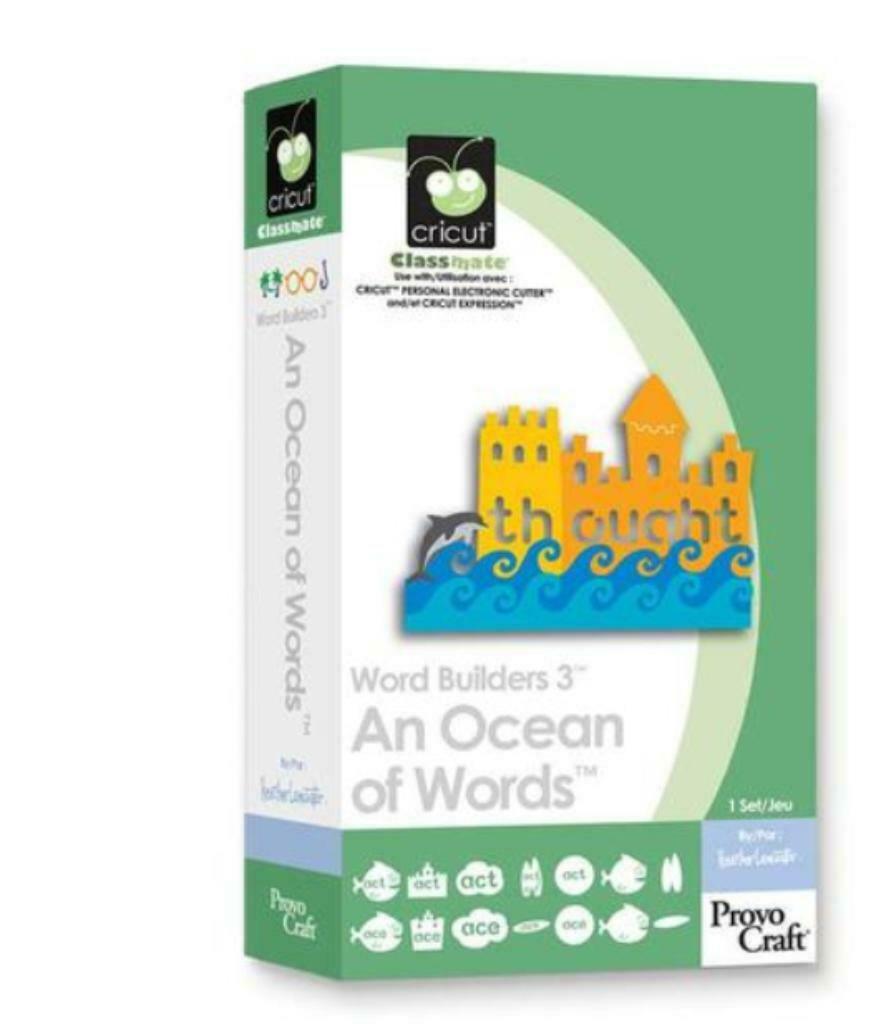 Scrapbooking - cartouche cricut - an ocean of word, Ophalen of Verzenden, Nieuw, Cartridge, Cricut