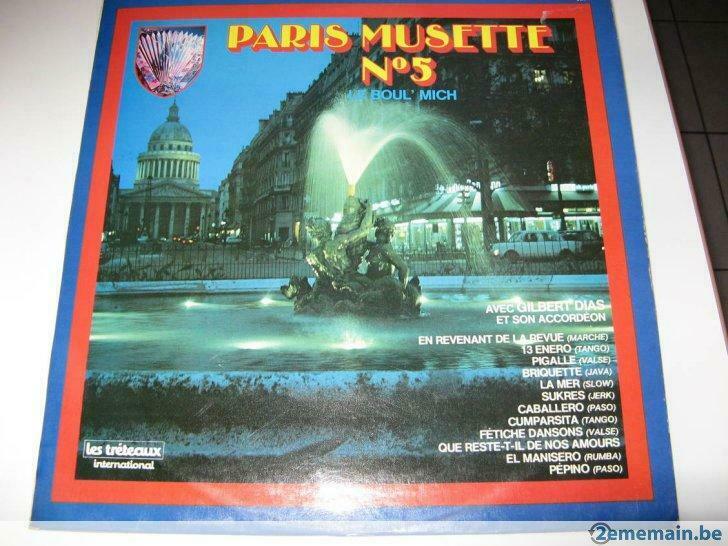 Paris Musette n° 5 - 33 T. par Gilbert Dias et son accordéon, Enlèvement