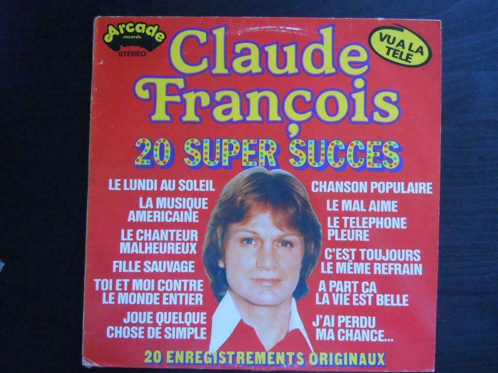 Claude François ‎– 20 Super Succès LP, Ophalen of Verzenden, 12 inch