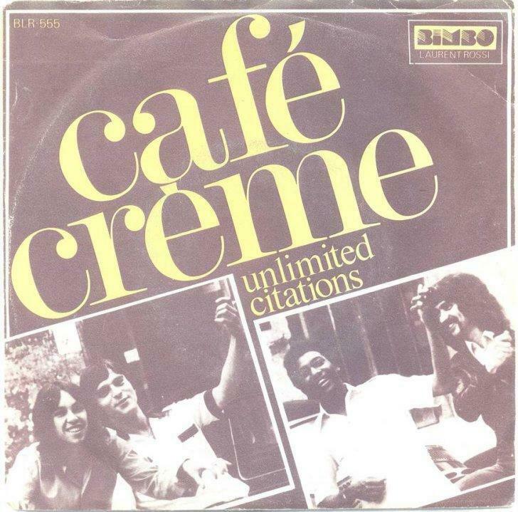Café Crème – Unlimited Citations 1 & 2 - Single – 45 rpm, Cd's en Dvd's, Vinyl | Overige Vinyl, Gebruikt, Verzenden