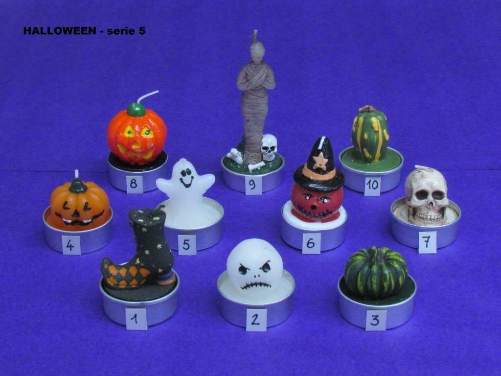 Halloween theelichtjes - serie 5, Maison & Meubles, Enlèvement ou Envoi, Neuf, Bougie