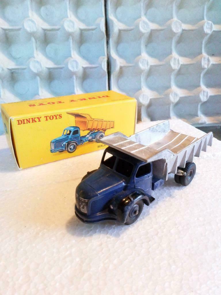 BERLIET BENNE CARRIERE DINKY TOYS MECCANO 34A, Hobby & Loisirs créatifs, Voitures miniatures | Échelles Autre, Utilisé, Bus ou Camion