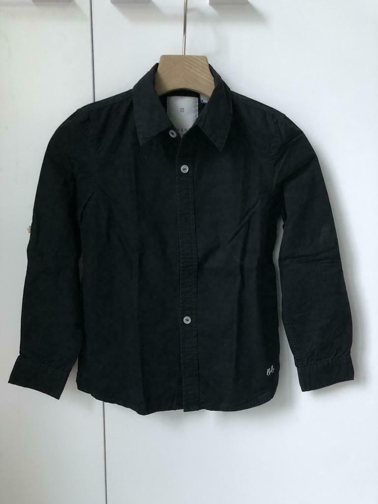 Chemise noir à manches longues NIK&NIK, Garçon, Enlèvement ou Envoi, Chemise ou Chemisier, Comme neuf