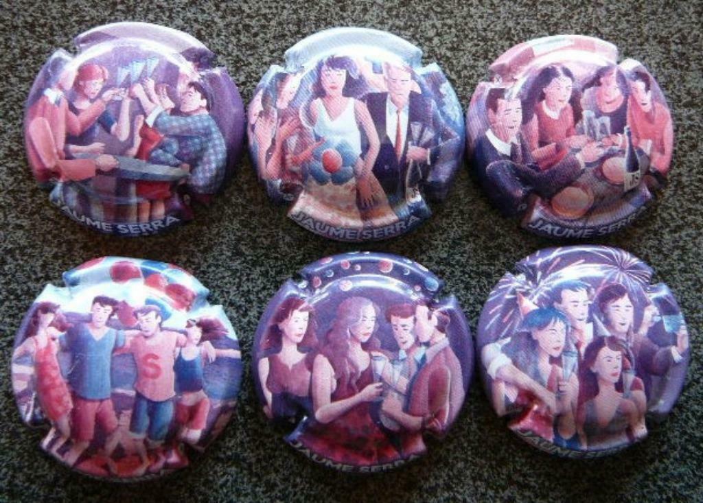 Complete set 6 cava capsules Jaume Serra 3, Verzamelen, Ophalen, Spanje