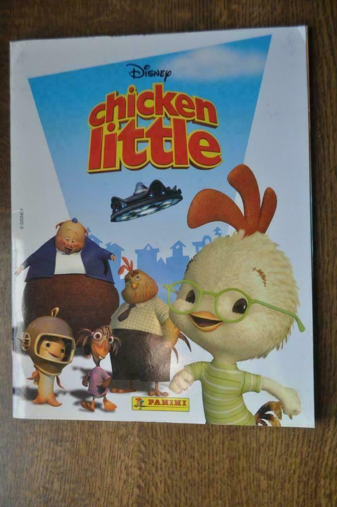 PANINI COMPLEET ALBUM + POSTER CHICKEN LITTLE, Ophalen of Verzenden, Gebruikt, Meerdere stickers
