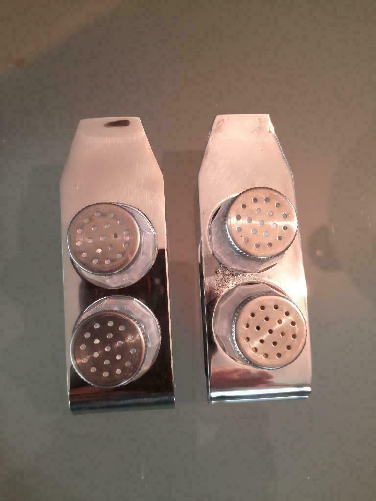 peper en zoutstel verzilverd Bouillet Bourdelle, Enlèvement ou Envoi