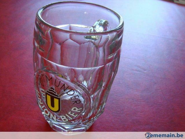 Collection: 1 chope "Dortmunder Union - Bier". Ancienne., Collections, Enlèvement ou Envoi, Utilisé