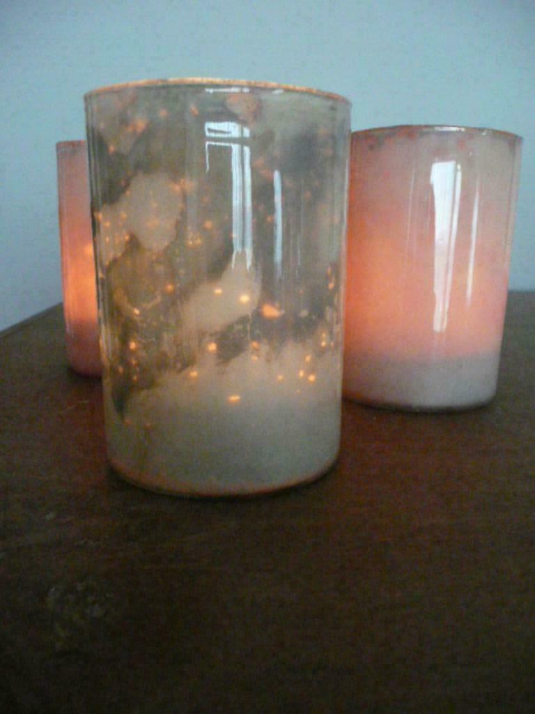 "DES POTS" 4 kandelaars met kwik, Ophalen of Verzenden