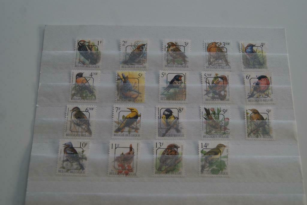 postzegels België vogels, Ophalen of Verzenden, Zonder gom