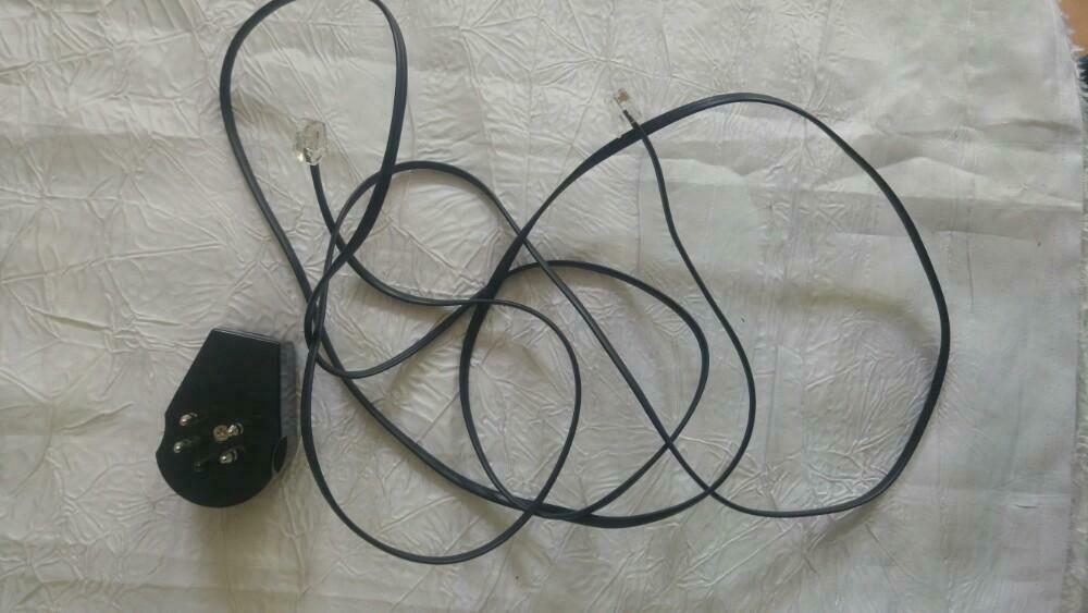 Cable internet ou telephone fixe 2m avec prise, Télécoms, Enlèvement ou Envoi, Comme neuf