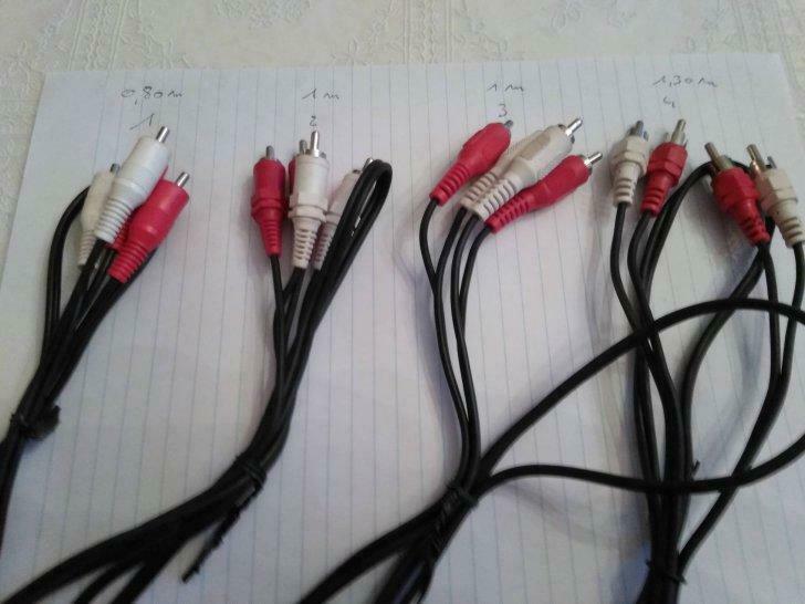 RCA Phono basic cables, TV, Hi-fi & Vidéo, Enlèvement ou Envoi, Neuf