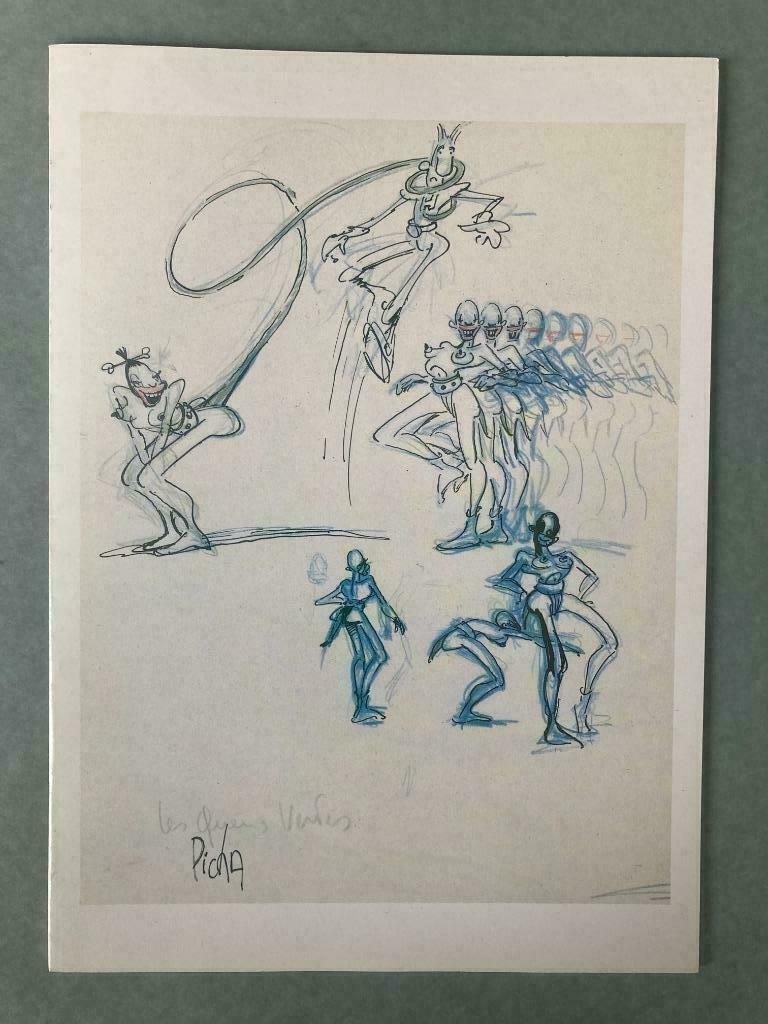 Picha - tekeningen dessins - Galerie Isy Brachot - 1987, Ophalen of Verzenden