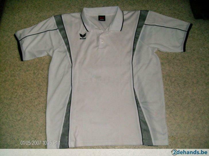 witte polo van erima, Ophalen of Verzenden, Gedragen, Wit