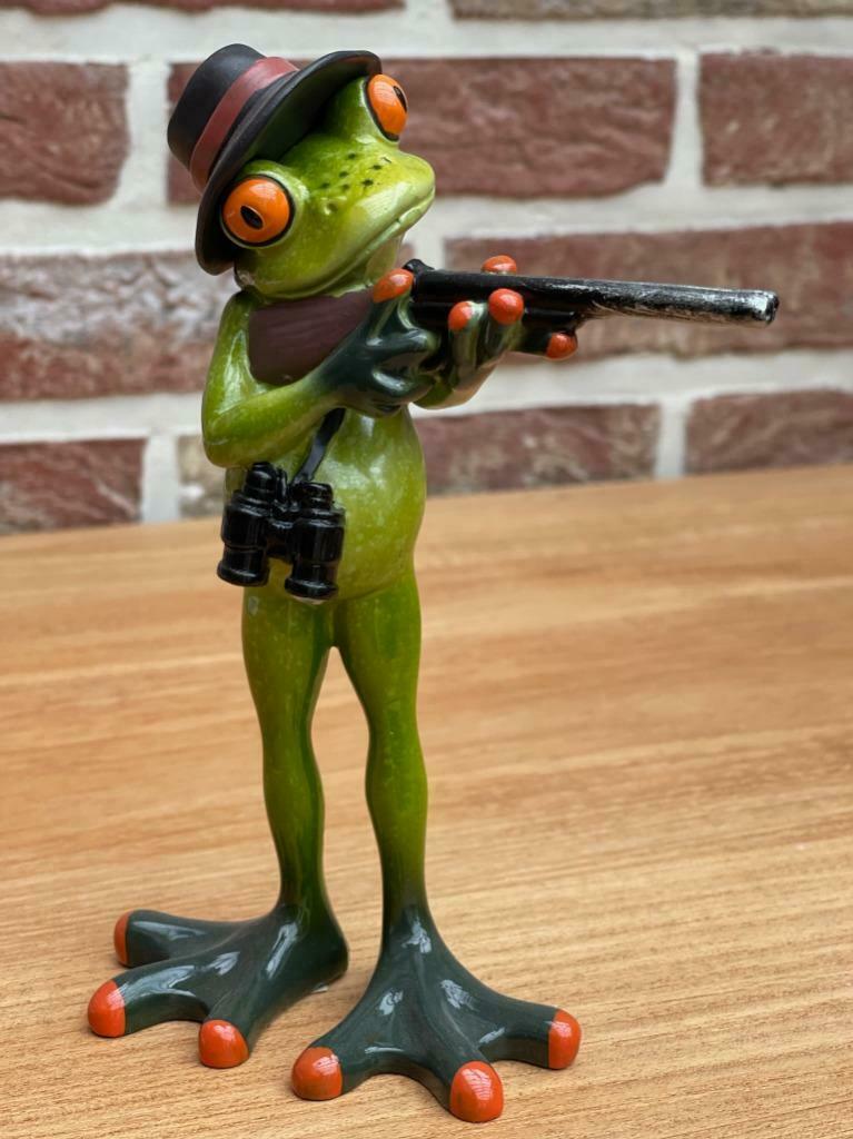Beeldje kikker - JAGER STAAND, Ophalen of Verzenden, Zo goed als nieuw, Dier