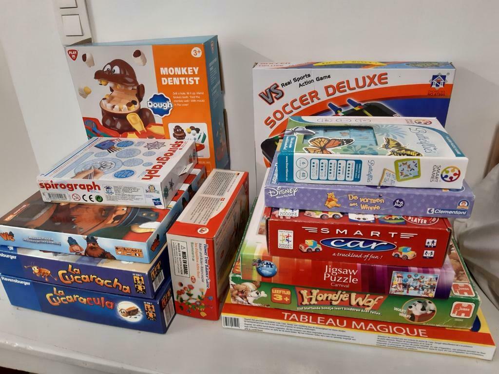 Gezelschapspellen e.a., Hobby en Vrije tijd, Gezelschapsspellen | Bordspellen, Zo goed als nieuw, Ophalen of Verzenden