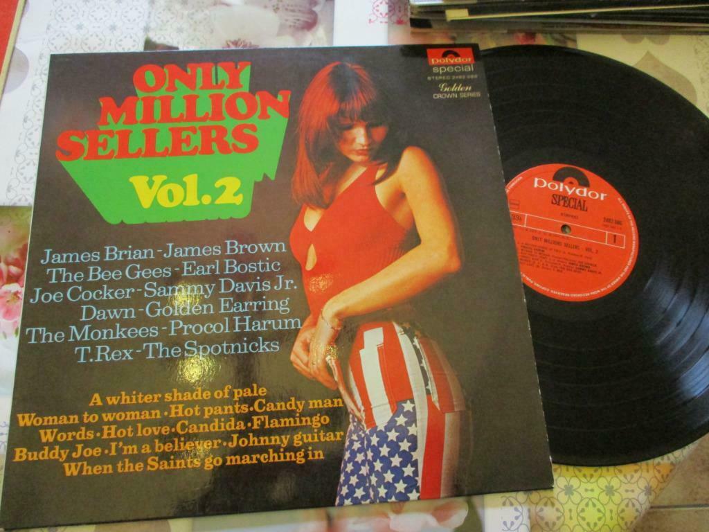 DISQUE VINYL 33 TOURS "ONLY MILLION SELLERS"., Enlèvement ou Envoi