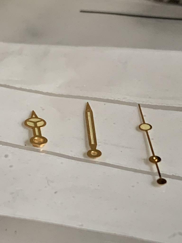 Jeu complet d'aiguilles Rolex pour Submariner 5513 cal 1520, Enlèvement ou Envoi