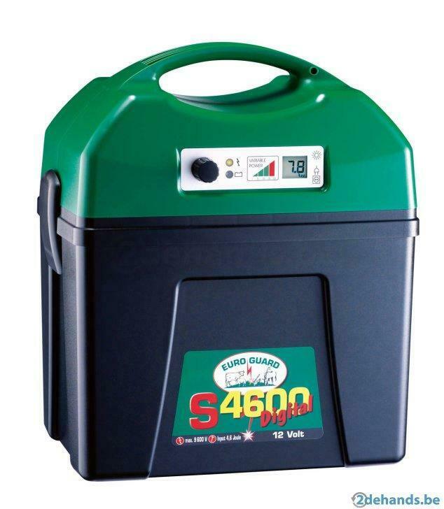 Schrikdraadapparaat S4600 op 12 Volt batterij, Agrodieren