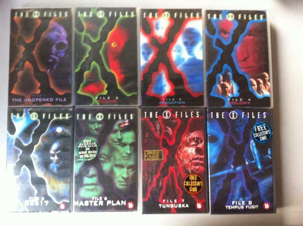 17 videobanden van The X-Files waarvan eentje nog nieuw!, Ophalen of Verzenden, Tv-serie of Tv-programma