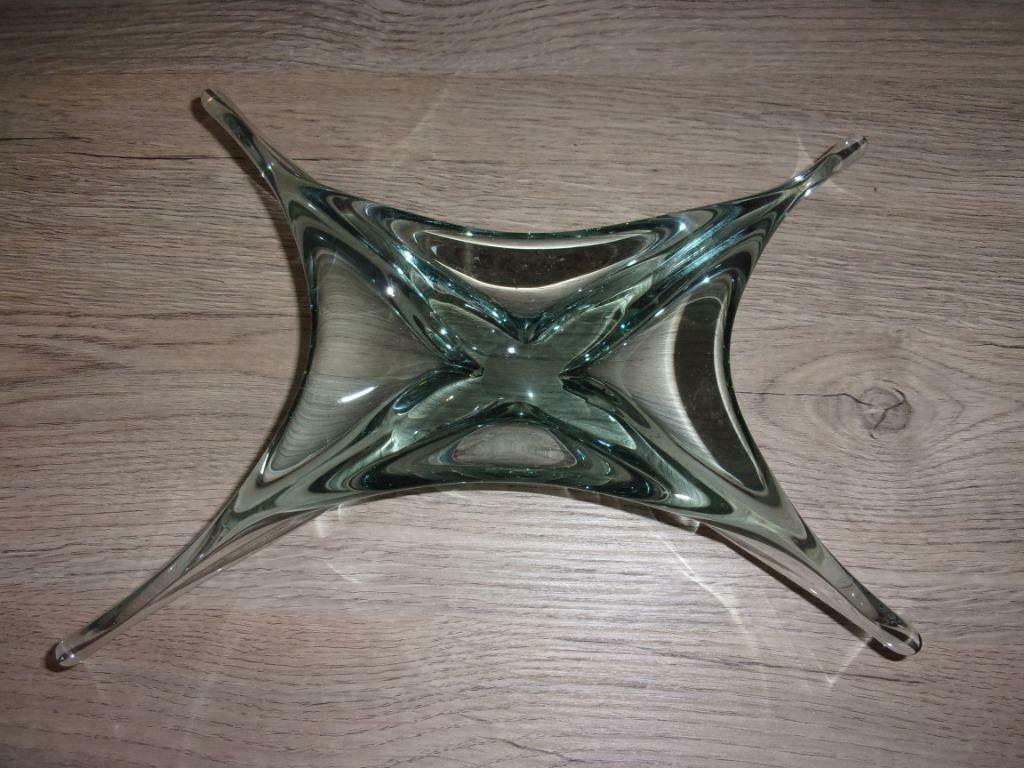 vide-poches, plat, cendrier en cristal, Antiquités & Art, Enlèvement ou Envoi