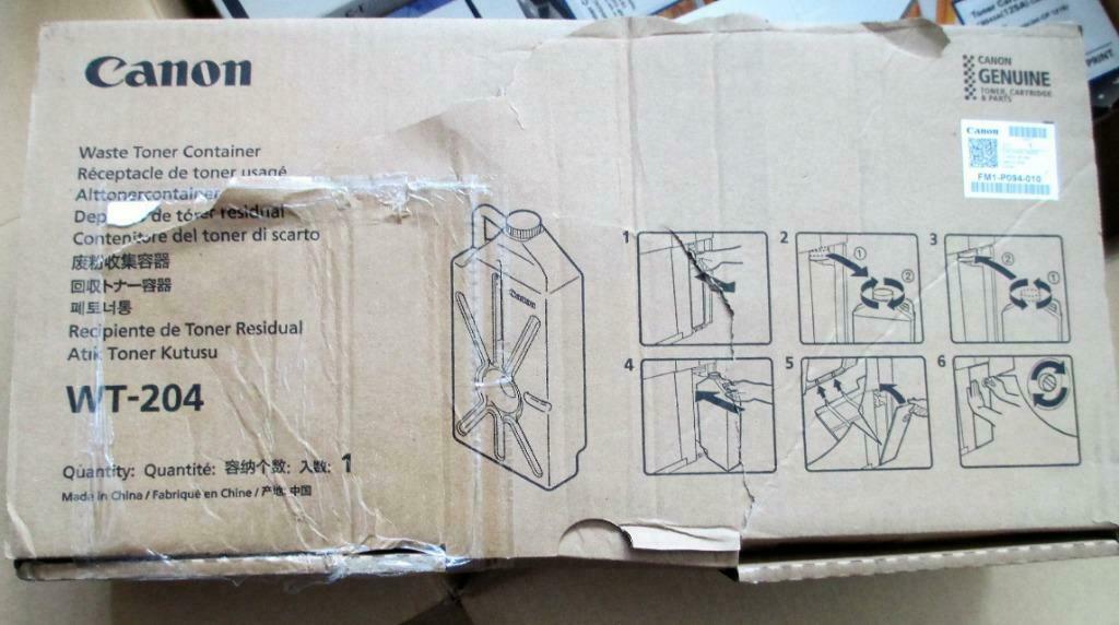 Poubelle de toner Canon FM45696010, WT204 neuf boite endomma, Informatique & Logiciels, Fournitures d'imprimante, Neuf, Toner