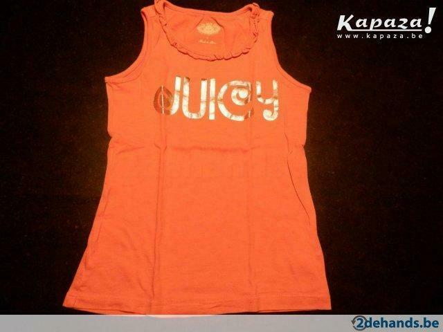 Juicy Couture : Roze T-shirt zonder mouwen maat 4j, Ophalen of Verzenden, Gebruikt, Meisje, Shirt of Longsleeve