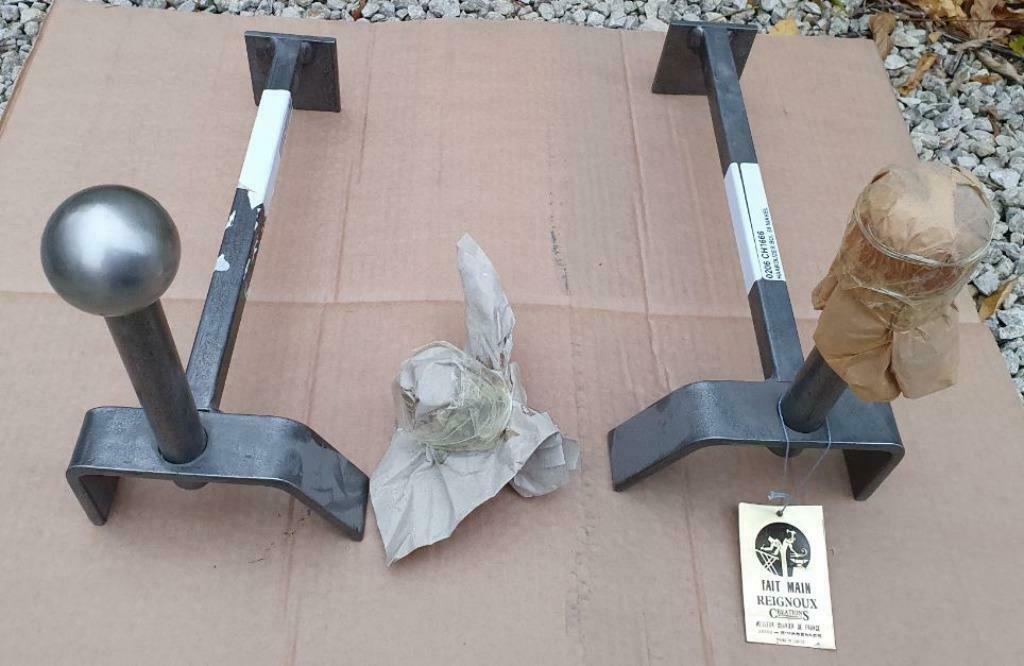 feu ouvert :, chenets, berceau a bois pour bûches, Maison & Meubles, Accessoires pour la Maison | Autre, Neuf, Enlèvement ou Envoi