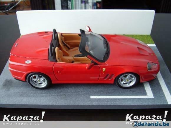 Ferrari 550 Barchetta 1/18 Hot Wheels elite zonder doos, Ophalen of Verzenden, Gebruikt, Auto