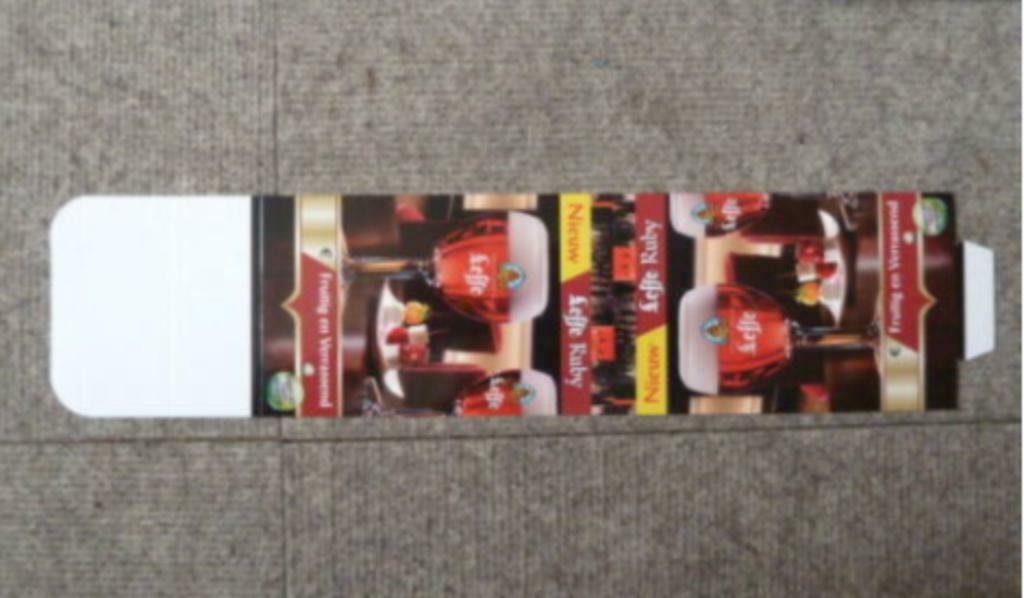 nieuwe tafel reclame LEFFE RUBY, Collections, Marques de bière, Neuf, Panneau, Plaque ou Plaquette publicitaire, Leffe, Enlèvement ou Envoi