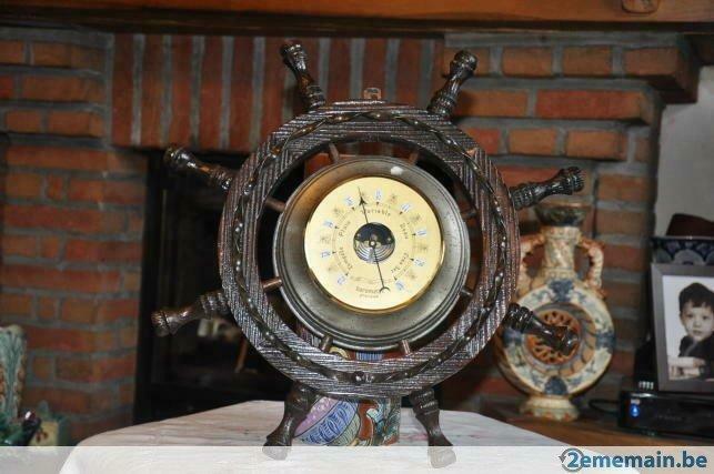 baromètre  grand gouvernail, Antiquités & Art, Enlèvement ou Envoi