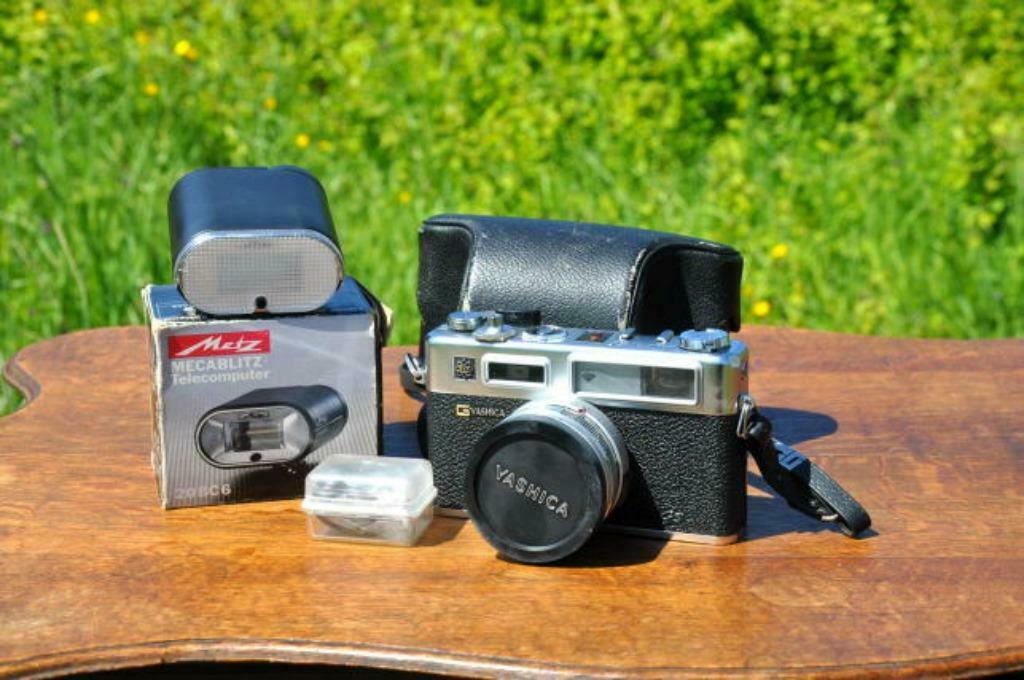 appareil photo yashica electro 35   flash, Ophalen of Verzenden, Gebruikt, Overige Merken