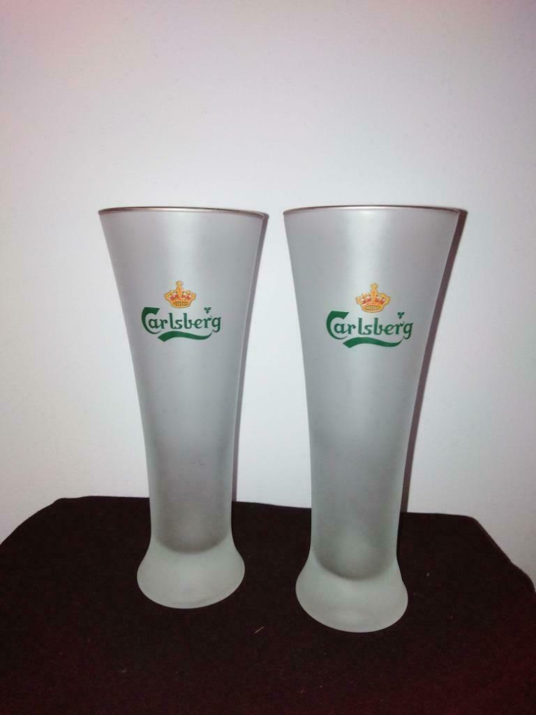 verres à bières carlsberg neuf, Collections, Marques de bière, Enlèvement, Neuf, Verre ou Verres, Autres marques