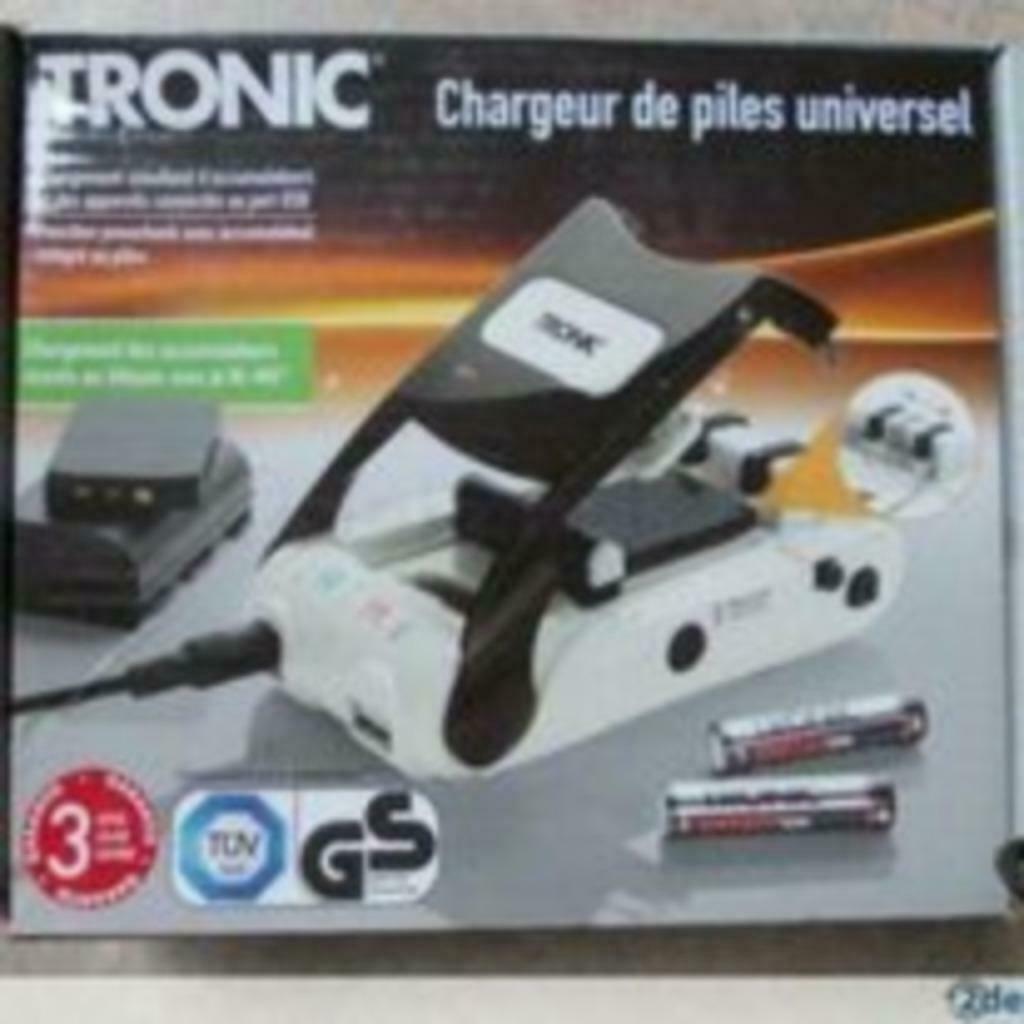 tronic universal laders voor gsm en batterijen, Telecommunicatie, Mobiele telefoons | Batterijen en Accu's, Ophalen, Nieuw, Overige merken