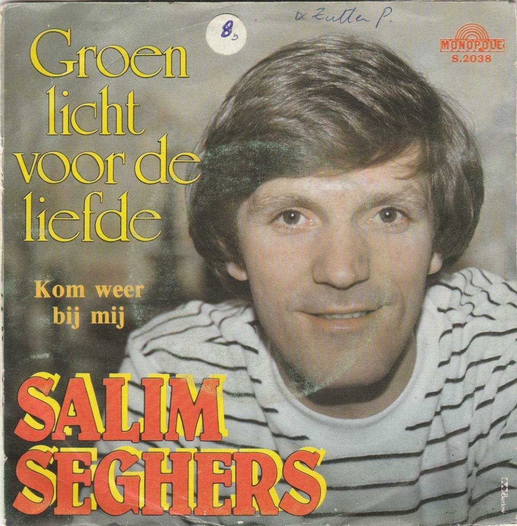 45T: Salim Seghers: Groen licht voor de liefde, Cd's en Dvd's, Vinyl | Nederlandstalig, Ophalen of Verzenden, Overige formaten