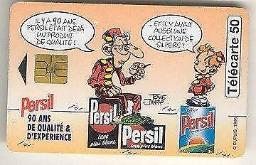 Kleine Robbe - 2 TELECARDS uit Frankrijk (Persil) Dupuis, Ophalen of Verzenden, Gebruikt