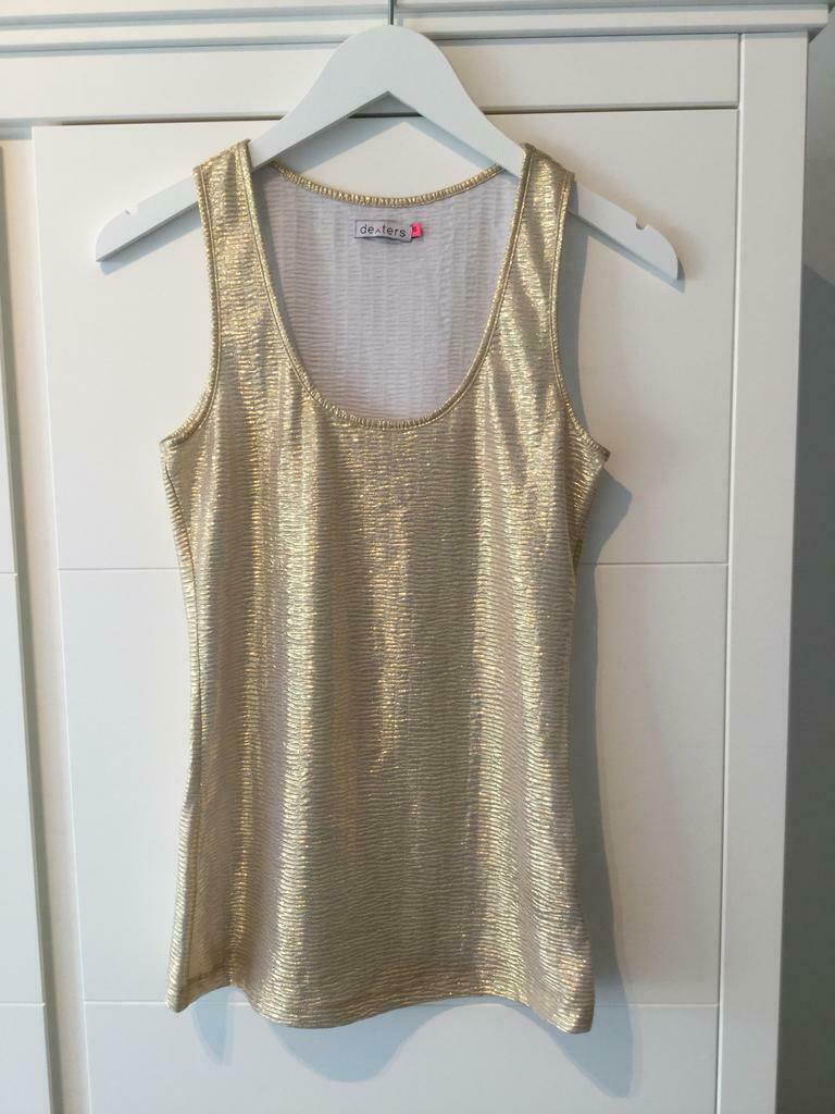 Dexters, gouden top, maat small, nieuw, Kleding | Dames, Ophalen, Nieuw