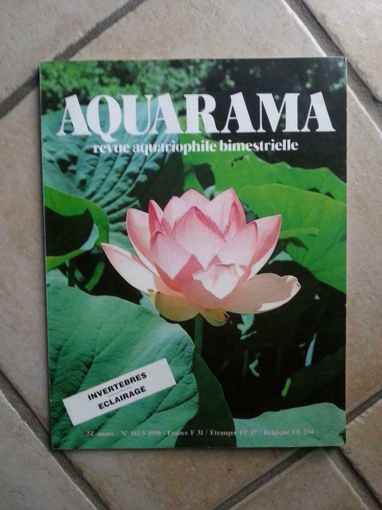 Aquarama revue d'aquariophilie numéro 115 de septembre 1990, Livres, Enlèvement ou Envoi, Comme neuf, Poissons