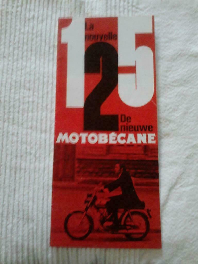 catalogue motobecane  125 années 70, Enlèvement ou Envoi, Comme neuf, Autres types, Autres marques