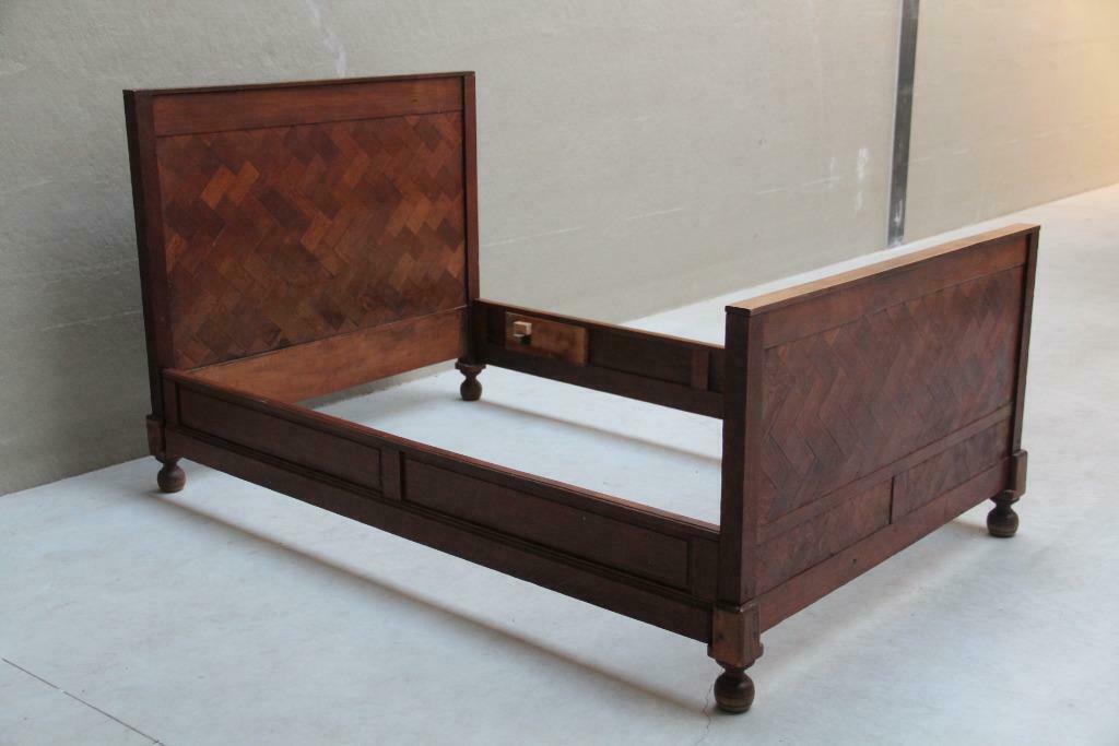 Cadre de lit ancien en chêne, Enlèvement