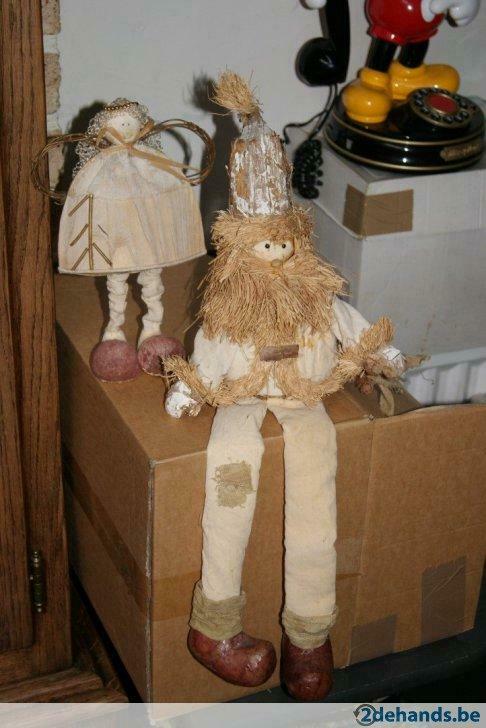 2 Kerst poppen, Diversen, Ophalen of Verzenden, Gebruikt